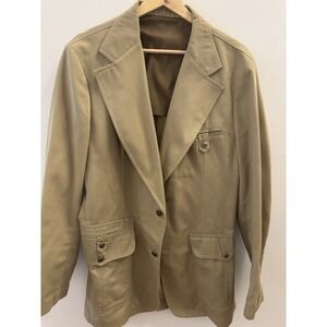 Vintage Lee Men's Sports Dress‎ Jacket Tan 42L